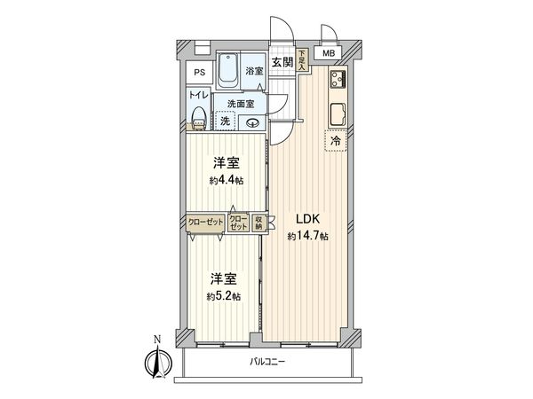 ゾンネンハイム草加 間取図(平面図) ゾンネンハイム草加 間取図(平面図)