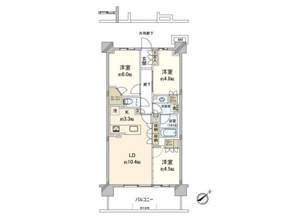 Brillia八潮 間取図(平面図) 間取図(平面図)