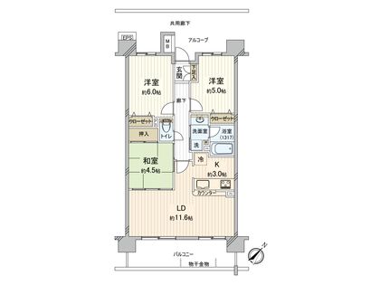 レヴィール八潮グランステージ 間取図(平面図) 間取図(平面図)