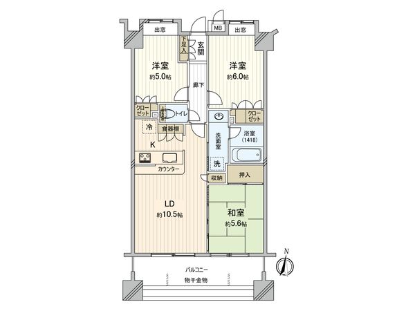 サンクレイドル草加 間取図(平面図) サンクレイドル草加 間取図(平面図)