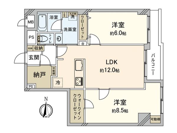 グランドハイツ氷川 間取図(平面図)