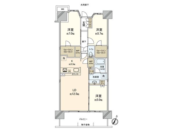ソライエ草加松原シティテラス 間取図(平面図) ソライエ草加松原シティテラス 間取図(平面図)