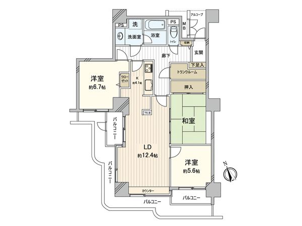 間取図(平面図)