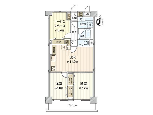 ダイアパレス草加旭町 間取図(平面図) ダイアパレス草加旭町 間取図(平面図)