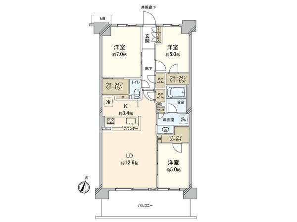 ソライエシティ ザ・パーク 間取図(平面図) ソライエシティ ザ・パーク 間取図(平面図)