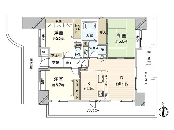 間取図(平面図)