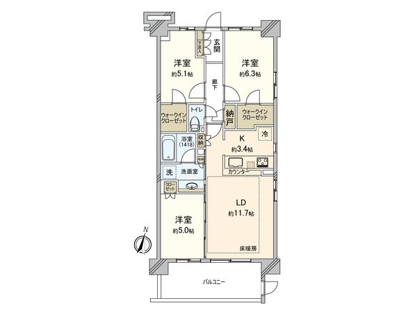 ソライエシティ ザ・パーク 間取図(平面図) 間取図(平面図)