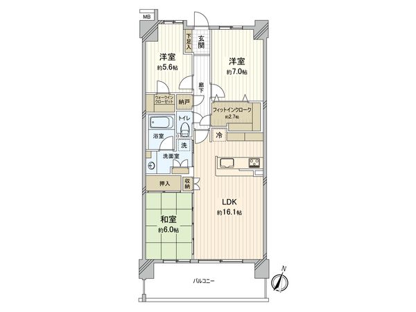 間取図(平面図)