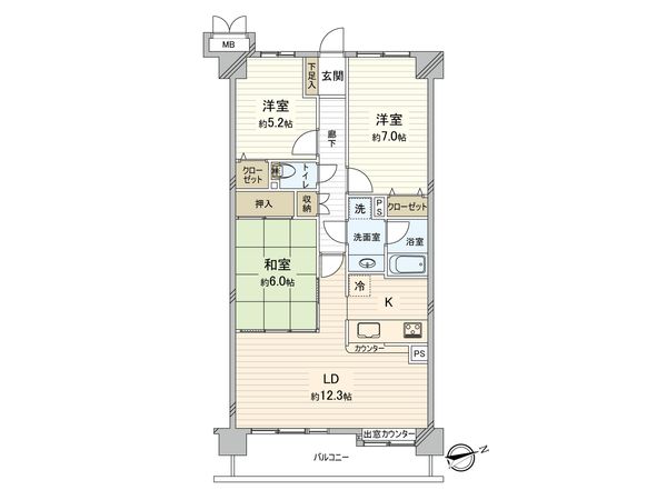 間取図(平面図)