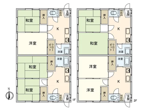 A棟間取図※B棟は不明