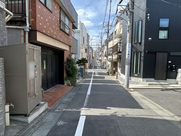 品川区小山5丁目 土地 前面道路含む外観 品川区小山5丁目 土地 前面道路含む外観