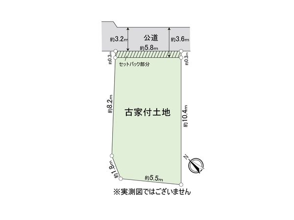 品川区小山2丁目 土地 区画図 品川区小山2丁目 土地 区画図