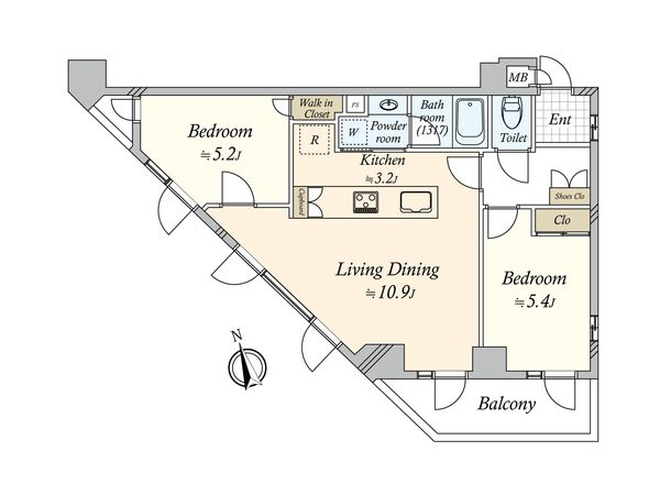 ダイアパレス戸越Ⅱ 間取図(平面図) ダイアパレス戸越Ⅱ 間取図(平面図)