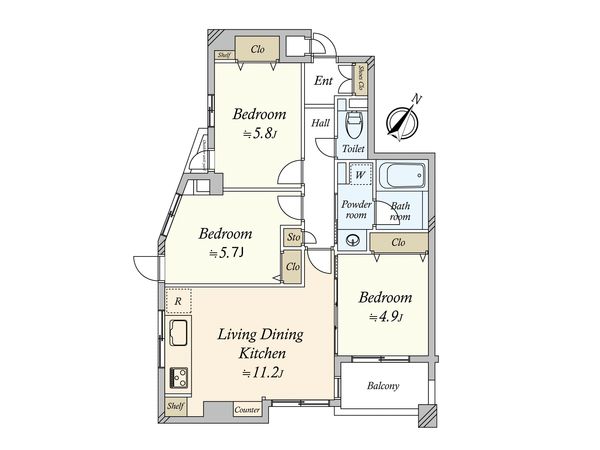 間取図(平面図)