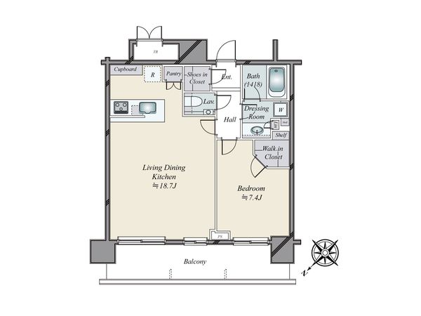 パークシティ武蔵小山ザタワー 間取図(平面図) 間取図(平面図)
