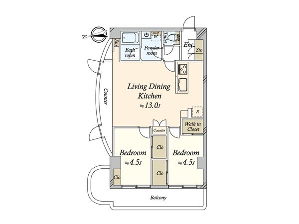 ヴィラ・アドバンス 間取図(平面図) 間取図(平面図)