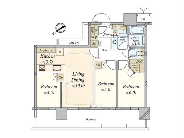 パークシティ武蔵小山ザタワー 間取図(平面図) パークシティ武蔵小山ザタワー 間取図(平面図)