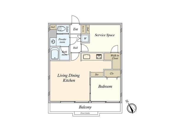 ガーデンコーポ不動前マンション・栄ビル 間取図(平面図) 間取図(平面図)