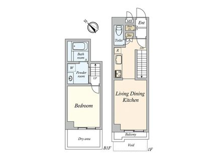 セザール碑文谷 間取図(平面図)