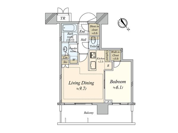 パークシティ武蔵小山ザタワー 間取図(平面図)