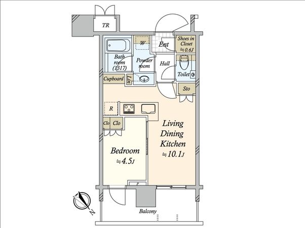 パークシティ武蔵小山ザタワー 間取図(平面図)