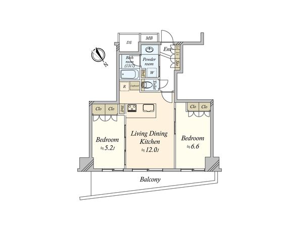 パークホームズ武蔵小山 間取図(平面図)