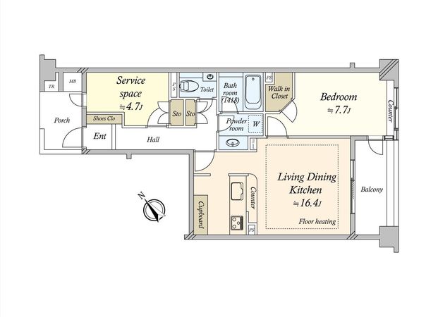 アデニウム武蔵小山 間取図(平面図) アデニウム武蔵小山 間取図(平面図)