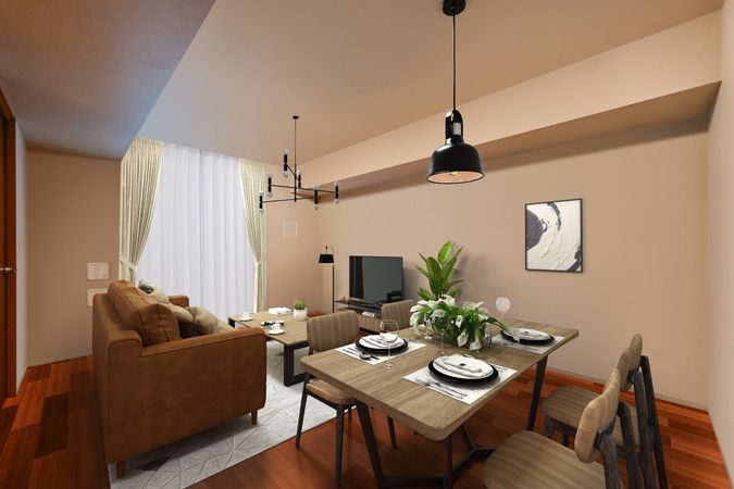 ディアナコート小石川竹早 リビング ディアナコート小石川竹早 リビング