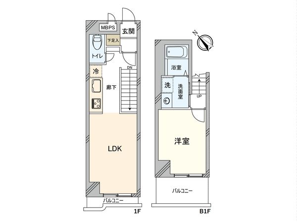 セザール碑文谷 間取図(平面図) セザール碑文谷 間取図(平面図)