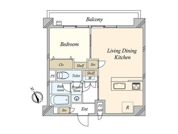 西小山ハイツ 間取図(平面図) 間取図(平面図)