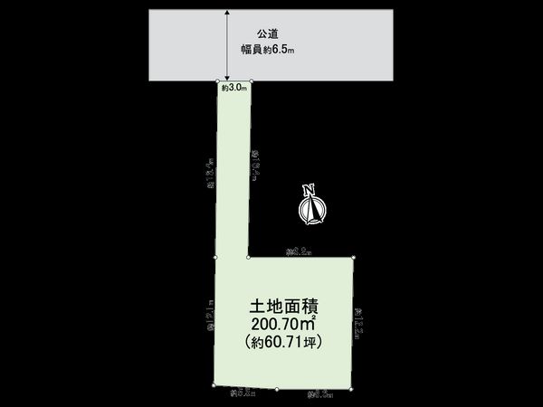 鉄町 土地 区画図