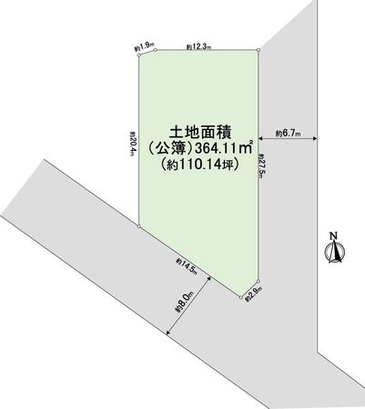大場町 土地 区画図 大場町 土地 区画図