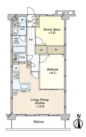 クリオ宮崎台壱番館 間取図(平面図)