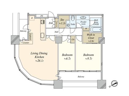 間取図(平面図)