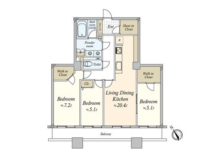 間取図(平面図) 間取図(平面図)