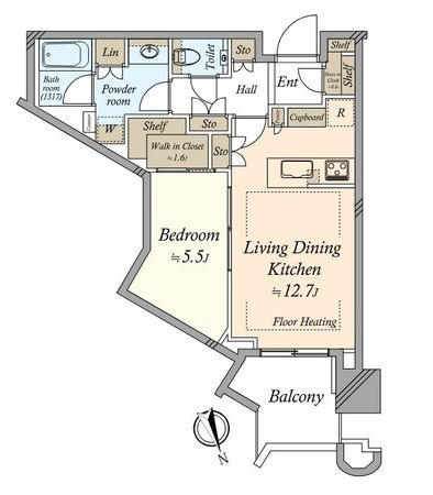パークタワー勝どきミッド 外観