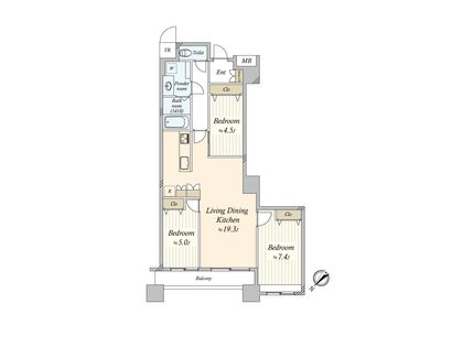 間取図(平面図)
