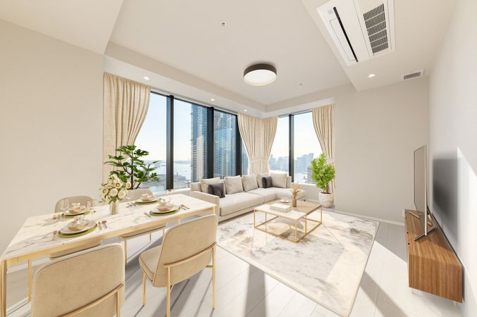 勝どきザ・タワー リビング