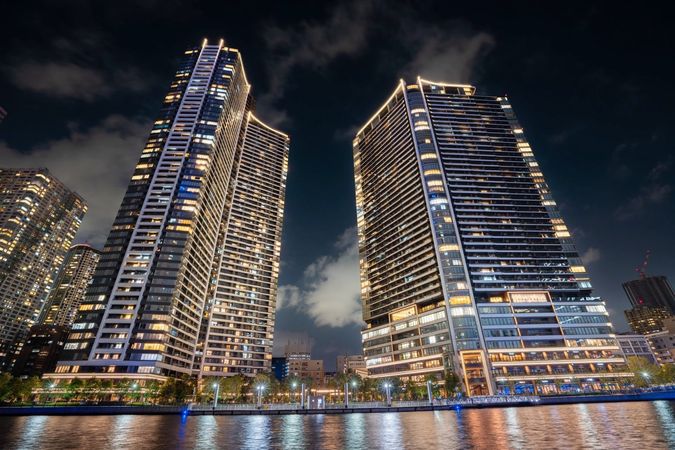 パークタワー勝どきミッド 外観