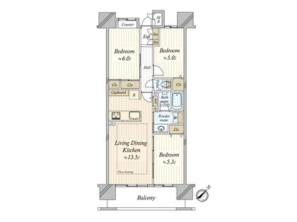 間取図(平面図)
