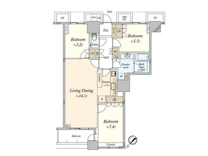 間取図(平面図)