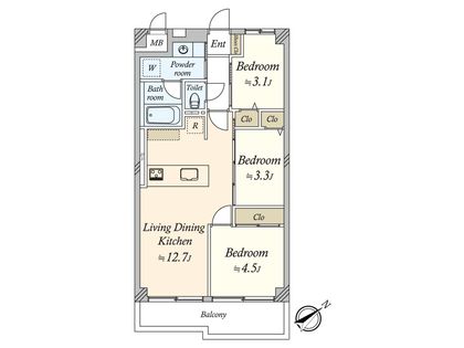 間取図(平面図)