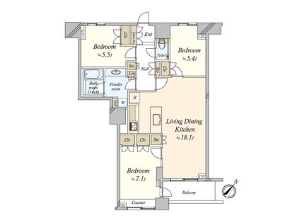 間取図(平面図)