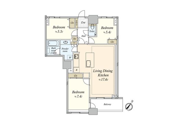 THE TOKYO TOWERS MID TOWER 間取図(平面図) THE TOKYO TOWERS MID TOWER 間取図(平面図)