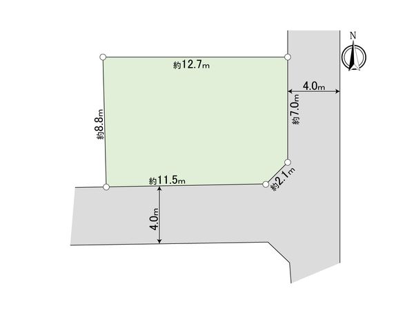 柏市みどり台2丁目 土地 区画図 柏市みどり台2丁目 土地 区画図