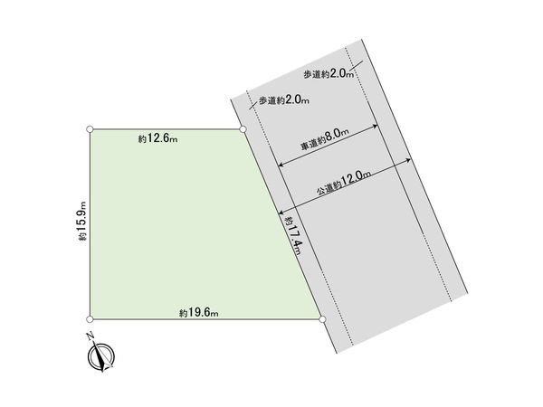 守谷市みずき野4丁目 土地 区画図 区画図