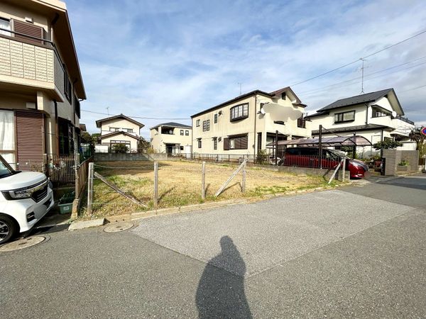 野田市上花輪新町 土地 前面道路含む外観 前面道路含む外観