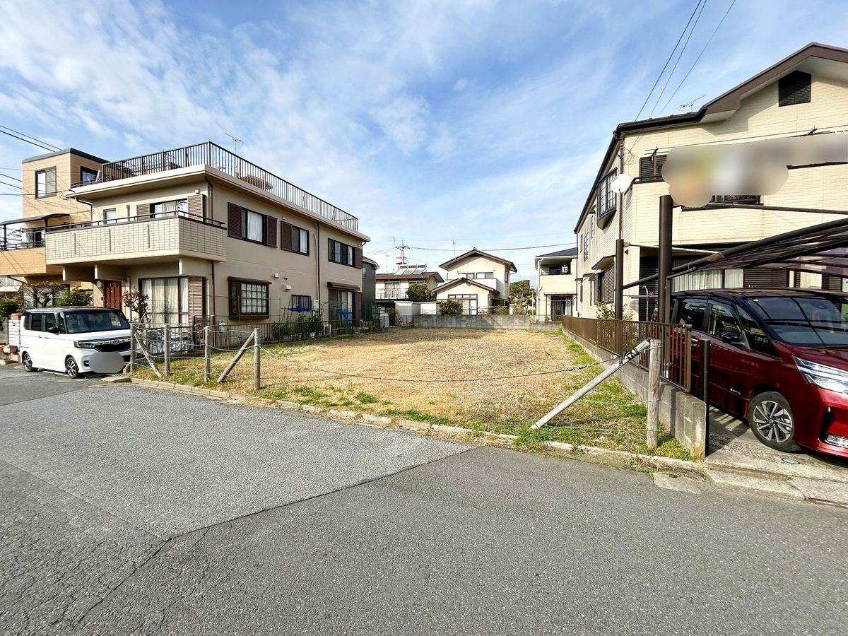 野田市上花輪新町 土地 前面道路含む外観 前面道路含む外観