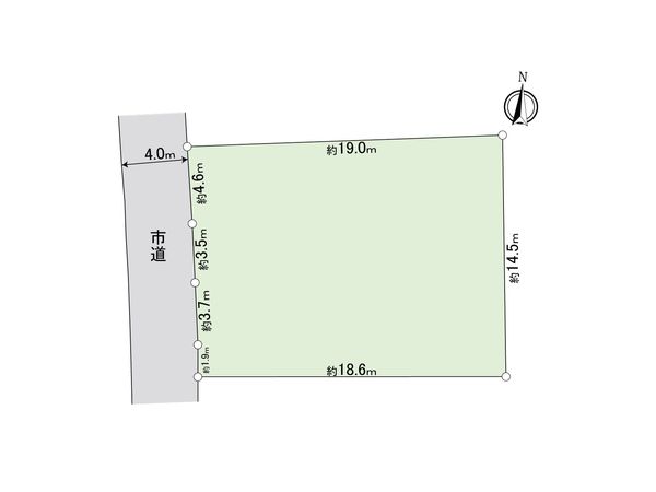 流山市江戸川台東2丁目 土地 区画図 流山市江戸川台東2丁目 土地 区画図