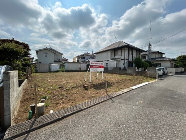 流山市江戸川台東2丁目 土地 前面道路含む外観 流山市江戸川台東2丁目 土地 前面道路含む外観